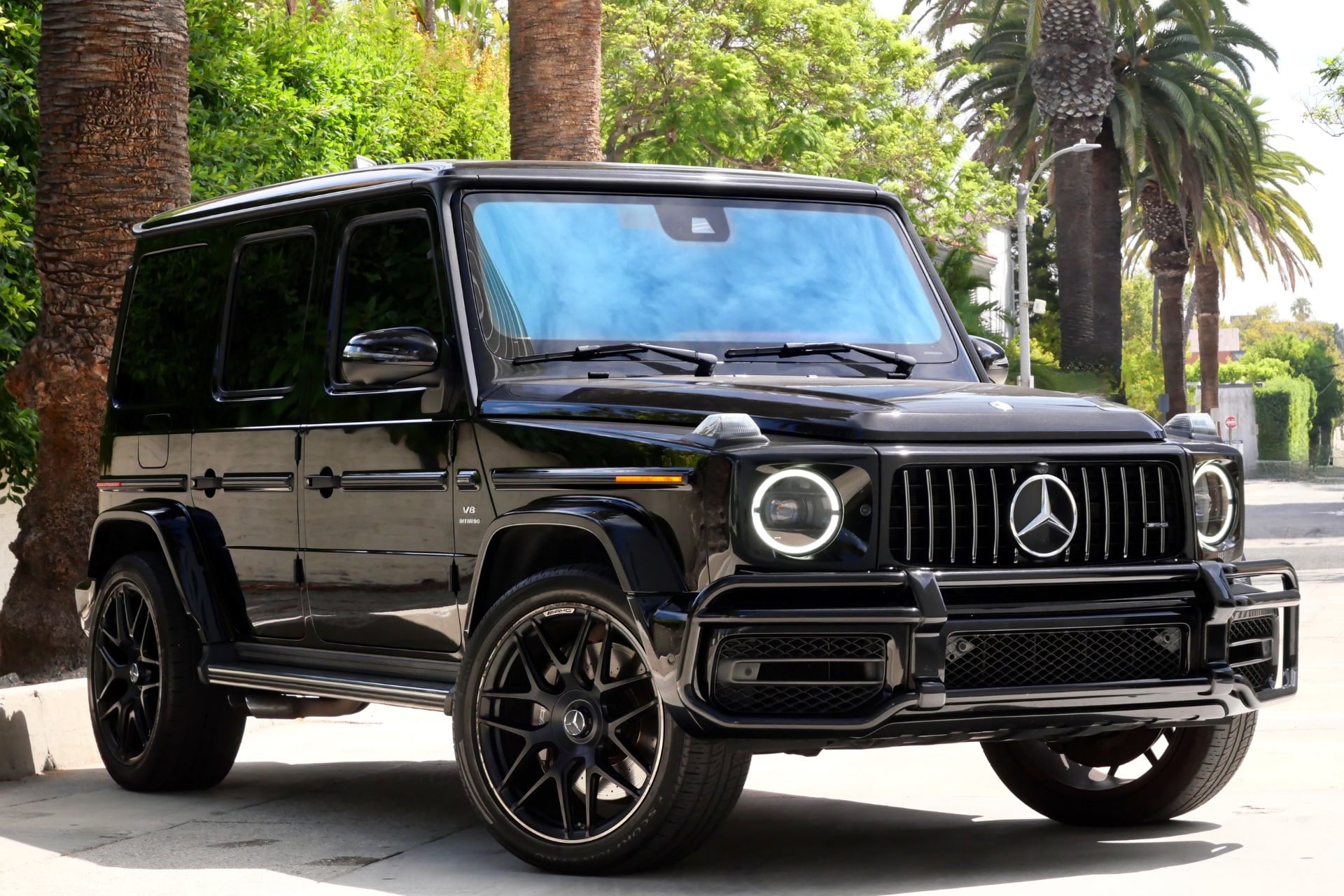 Mercedes-AMG G63 Black on Black available for rent in Los Angeles