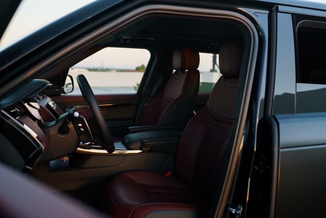 Asr Interior Range Rover Sport Black – Red Interior | ASR Luxury